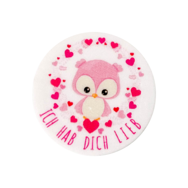 Eule ICH HAB DICH LIEB EKW-Chip