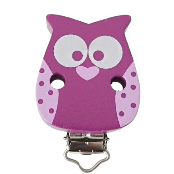 Eulenclip violett