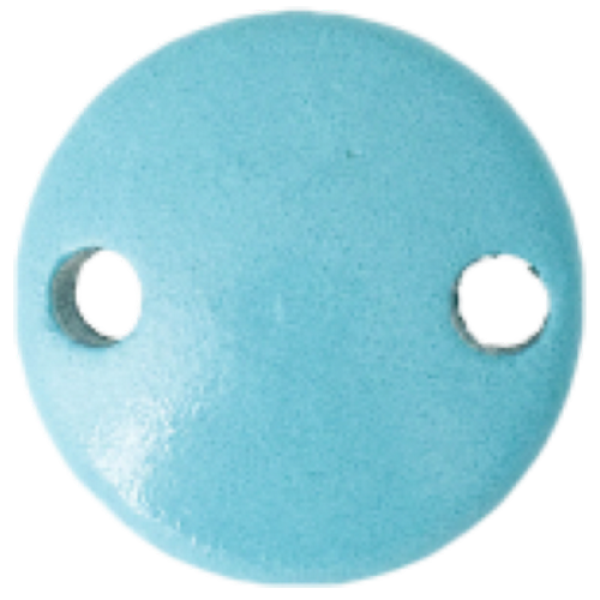 Schnullerkettenclip 30mm türkis