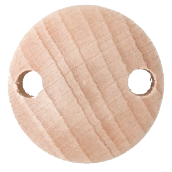 Schnullerkettenclip 30mm roh getrommelt