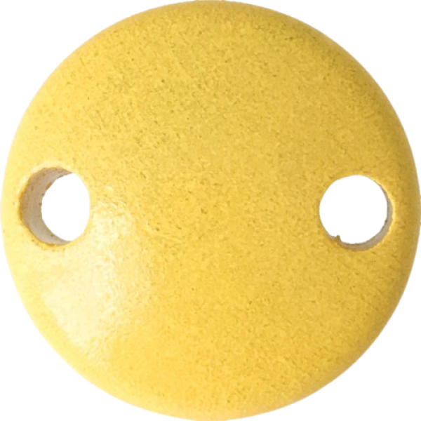 Schnullerkettenclip 30mm gelb