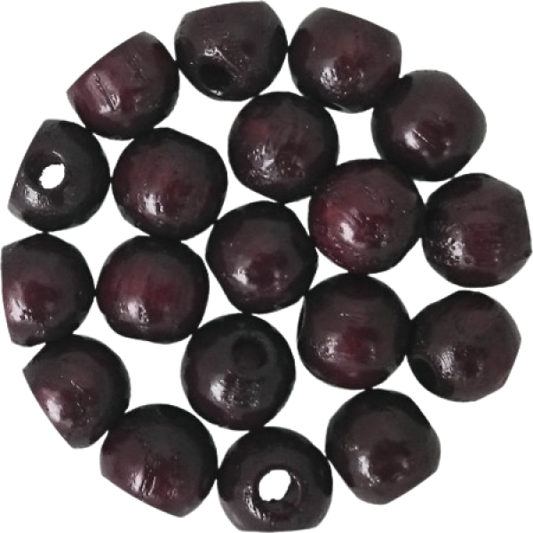 Holzperlen braun 10mm