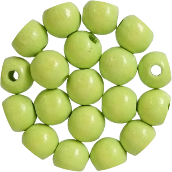 Holzperlen lemon 10mm