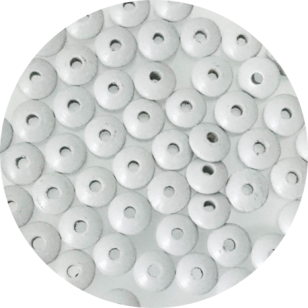 Holzlinsen hellgrau 10mm