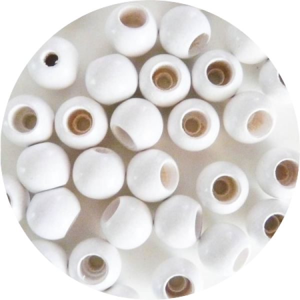 Sicherheitsperlen weiß 10mm