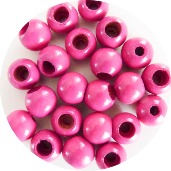 Sicherheitsperlen dunkelpink 10mm