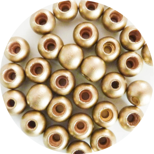 Sicherheitsperlen gold 10mm