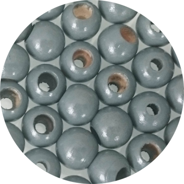 Sicherheitsperlen dunkelgrau 10mm