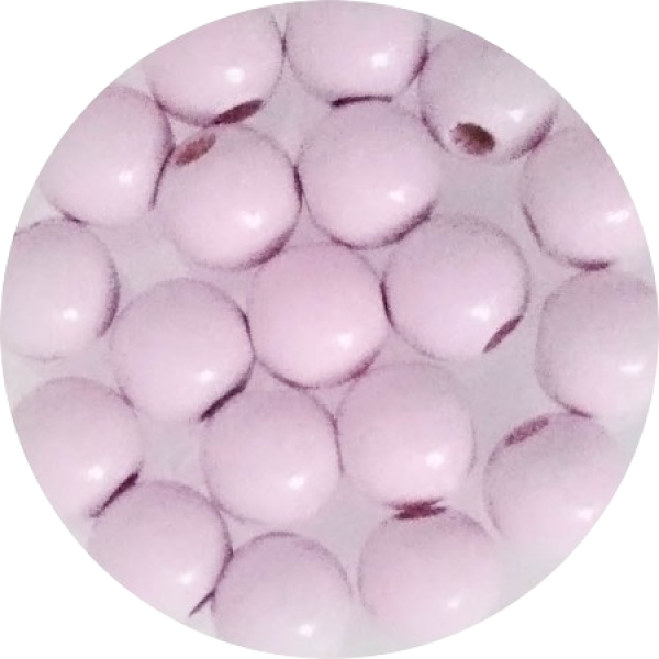 Holzperlen rosa 10mm