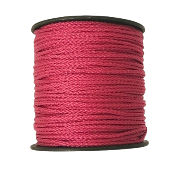 1x100m PP Kordel 1,5mm dunkelrot