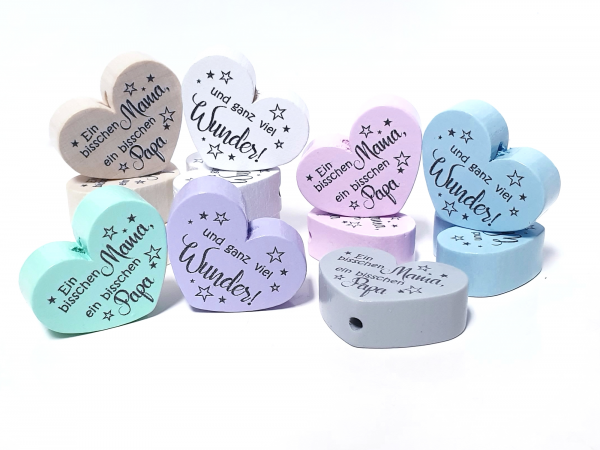 Motivperle Maxi-Herz Druck