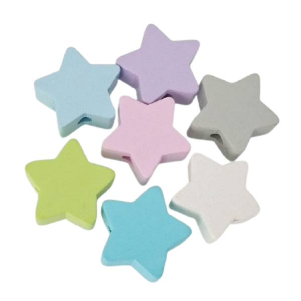 Motivperle Sternchen uni
