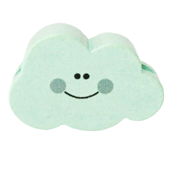 Motivperle Wolke lacht