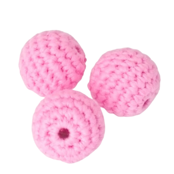 Häkelperle hellpink