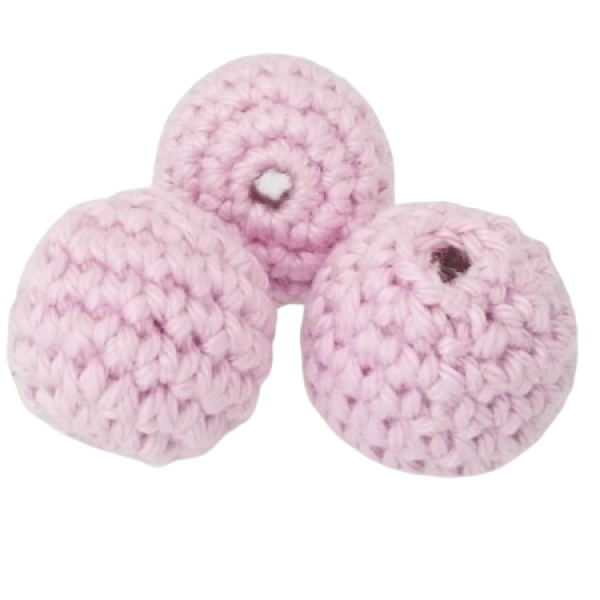 Häkelperle lachsrosa