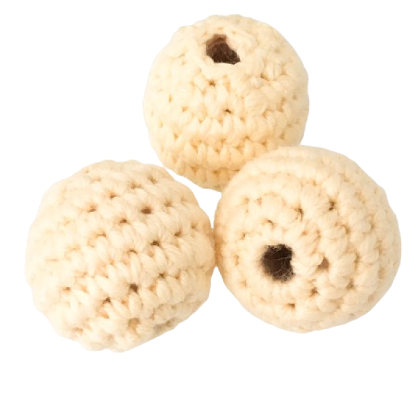 Häkelperle pastellgelb