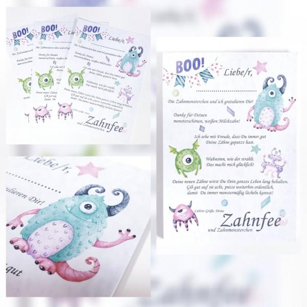 Brief der Zahnfee - Monsterchen