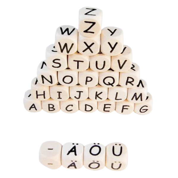 Buchstabe E geprägt schwarz