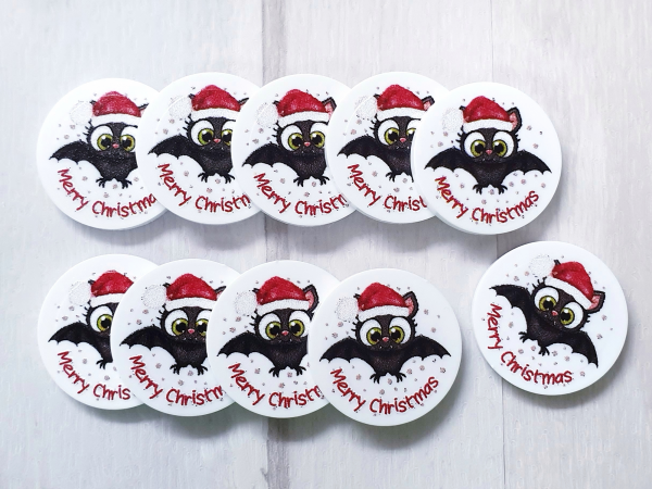 Fledermaus Merry Christmas EKW-Chip