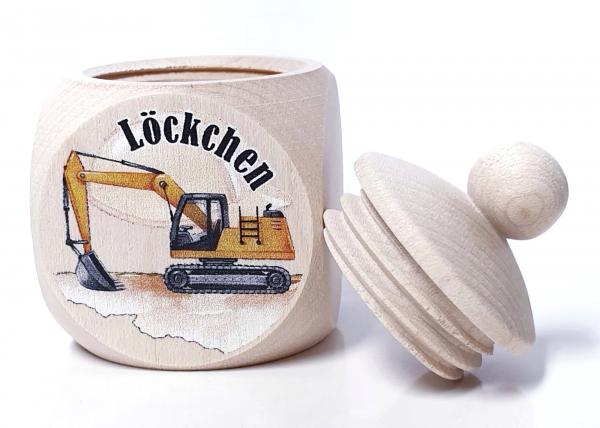 Baustellenfahrzeug Kettenbagger Löckchen