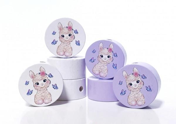 Motivscheibe Lama Schmetterling