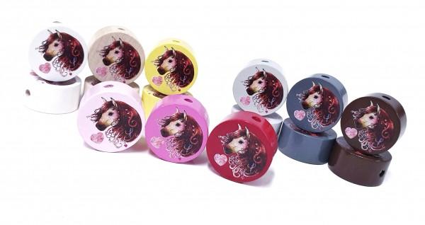 Motivscheibe Pferdekopf braun