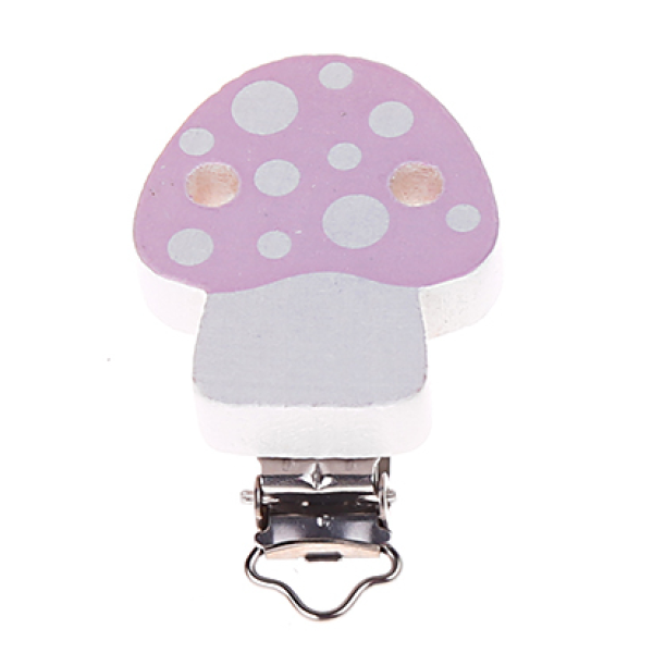 Pilzclip rosa