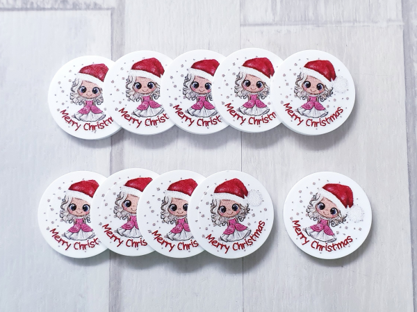 Prinzessin blond - Merry Christmas EKW-Chip