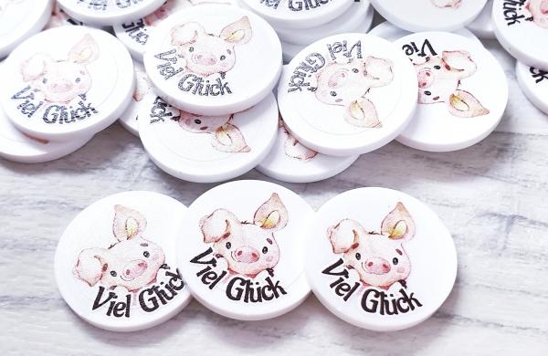 Viel Glück! Schweinchen Junge EKW-Chip