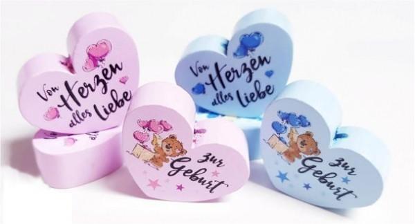 Maxi-Herz Von Herzen alles Liebe zur Geburt