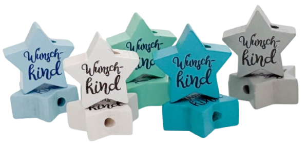 Motivperle Sternchen Wunschkind