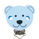 Bärenclip pastellblau