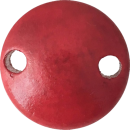 Schnullerkettenclip 30mm bordeauxrot