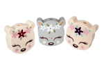 Rehkopf Druck Sleepy Blumenkranz