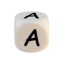 Buchstabe A geprägt schwarz