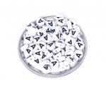 1x100 Buchstabenplättchen Kunststoff "A" 7mm