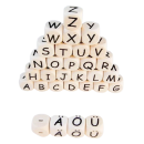 Buchstabe Æ geprägt schwarz