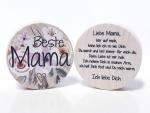 Motivscheibe 31mm Mama Gedicht - schlicht -